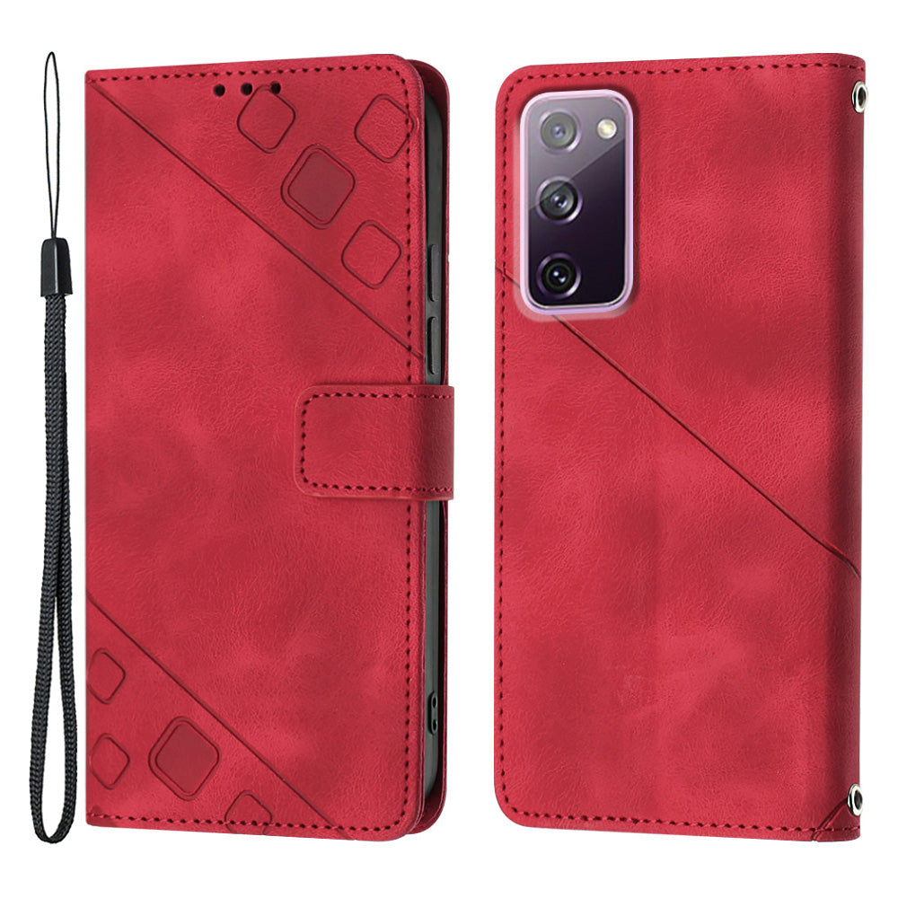 PT005 YB Imprinting Series-6 For Samsung Galaxy S20 FE 5G / S20 FE / S20 FE 2022 / S20 Lite Skin Touch Foldable Stand Phone Case PU Leather Wallet Cover PT005 YB Imprinting Series-6 For Samsung Galaxy S20 FE 5G / S20 FE / S20 FE 2022 / S20 Lite Skin Touch Foldable Stand Phone Case PU Leather Wallet Cover